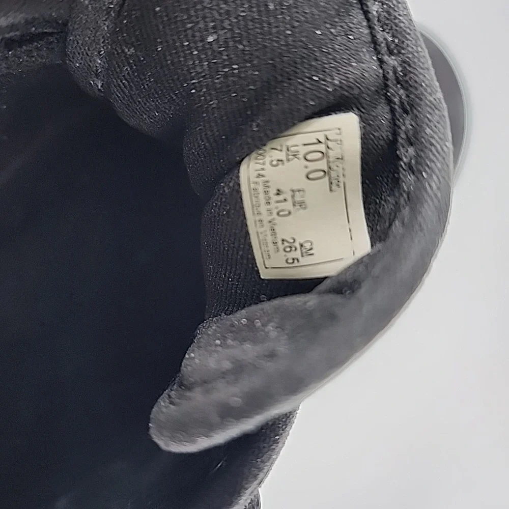 Vans Atwood Deluxe Sneakers Women's 10 Black On Black Low‎ Top Lace Up Skater